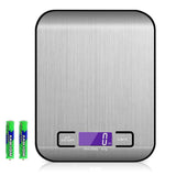 Báscula de Cocina Digital EMShop · Acero Inoxidable, Precisión 1 g