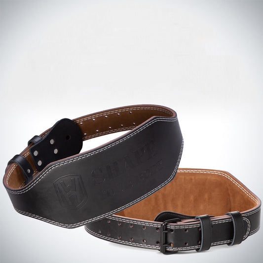 Cinturón de Levantamiento de Cuero EMShop · 15 cm