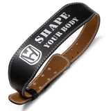 Cinturón de Levantamiento de Cuero EMShop · 15 cm