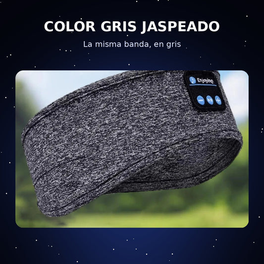 Banda para Dormir con Auriculares Bluetooth EMShop · Gris