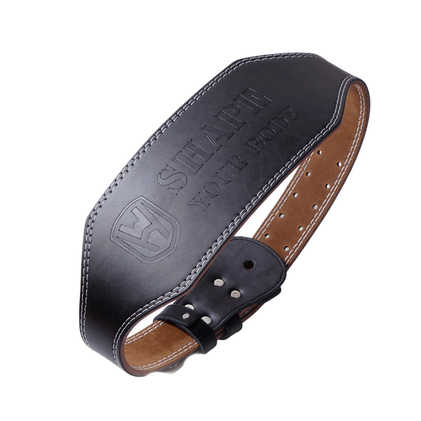 Cinturón de Levantamiento de Cuero EMShop · 15 cm